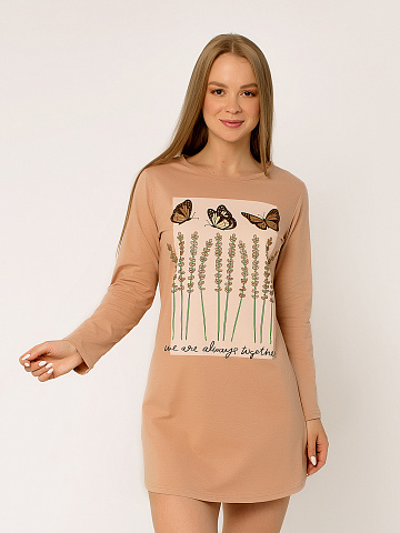 Туника "Lavender" Бежевый арт. к1191б Туника "Lavender" Бежевый арт. к1191б